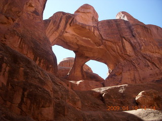 Arches National Park - Fiery Furnace hike - cool double arch