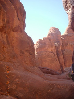 Arches National Park - Fiery Furnace hike - cool double arch