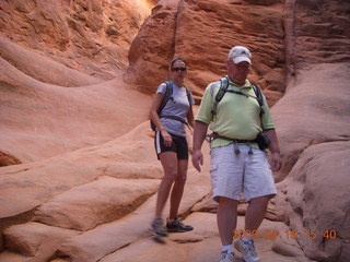 Arches National Park - Fiery Furnace hike - hikers