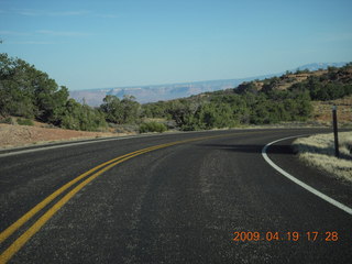 160 6uk. driving to canyonlands