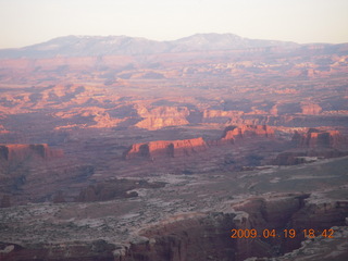 Canyonlands National Park - sunset at Grandview Point