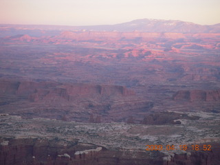 Canyonlands National Park - sunset at Grandview Point