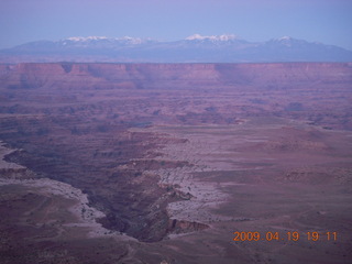 Canyonlands National Park - sunset at Grandview Point