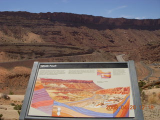 126 6ul. Arches National Park - Moab Fault and sign
