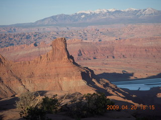 Arches National Park - Moab Fault and sign