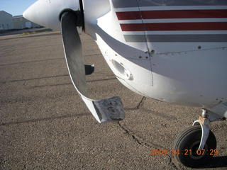 Coke can airplane at Red Tail Aviation, Canyonlands (CNY)