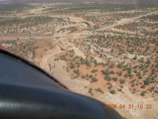 Fry Canyon (UT74) - flying around with Charles Lawrence - road