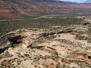 Fry Canyon (UT74) - slot canyon - aerial