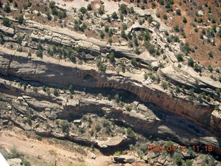 Fry Canyon (UT74) - slot canyon - aerial