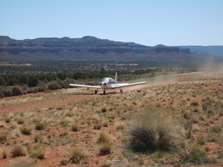 Charles Lawrence photo - Charles and Adam getting ready to fly N4372J at Fry Canyon