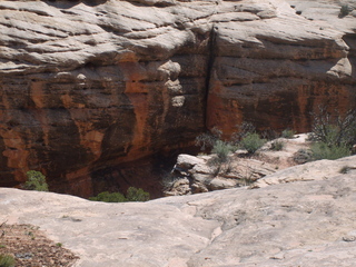 27 6un. Charles Lawrence photo - slot canyon near Fry Canyon airstrip