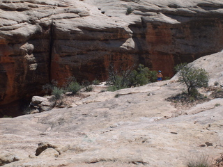 Charles Lawrence photo - Charles and Adam landing N4372J at Fry Canyon