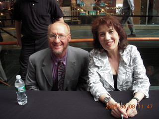 Adam and Imogen Cooper, pianist at Philadelphia Orchestra concert