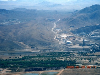aerial - mining operation near Apple Valley Airport (APV)