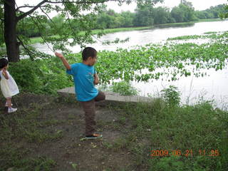 Pennypack Park by the Delaware River - Cecelia and Gaby