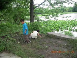 Pennypack Park by the Delaware River - Gaby and Cecelia