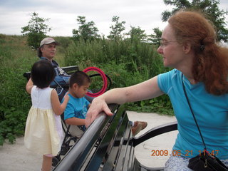 433 6wm. Pennypack Park by the Delaware River - Cecelia, Gaby, Betsy