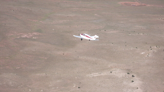 79 6ww. Markus's photo - meteor crater and N4372J in-flight photo