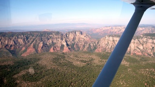 Markus's photo - meteor crater and N4372J in-flight photo