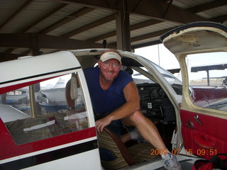 Markus's photo - aerial - Adam flying N4372J - in-flight photo at meteor crater