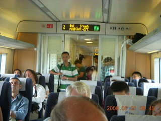 China eclipse - train to Hangzhou