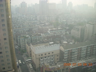 China eclipse - Hangzhou hotel view