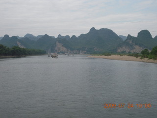 China eclipse - Li River  boat tour - Ling