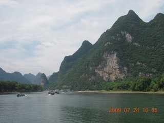 231 6xq. China eclipse - Li River  boat tour