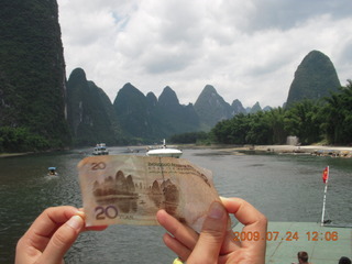 China eclipse - Li River  boat tour - 20yuan