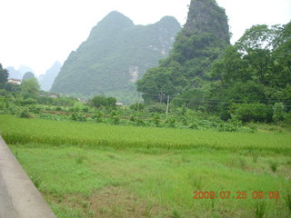 93 6xr. China eclipse - Yangshuo bicycle ride