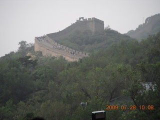 China eclipse - Beijing tour - Great Wall sign