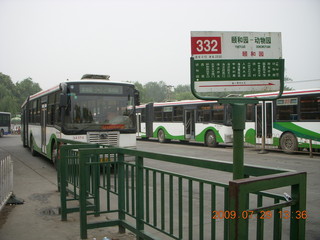 China eclipse - Beijing - bus