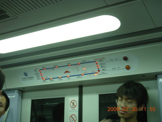 China eclipse - Beijing subway