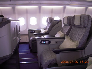 171 6xw. China eclipse - Beijing airport - seats to YVR