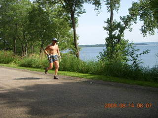 1031 6ye. Afton, Minnesota, run - Adam running