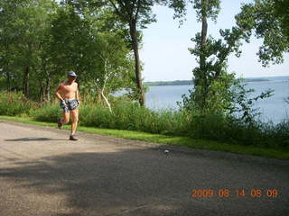 1034 6ye. Afton, Minnesota, run - Adam running