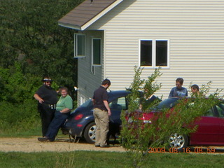 Kevin's place in Welch, Minnesota, run - Kevin and Zan the dog