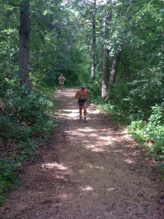 Afton, Minnesota, run - Adam running