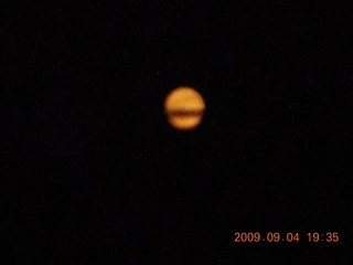 Blythe (BLH) fly-in - blurry full moon