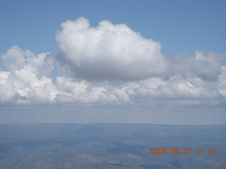 39 6z7. clouds over the mountains