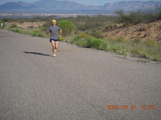 Mike running in Benson (E95)