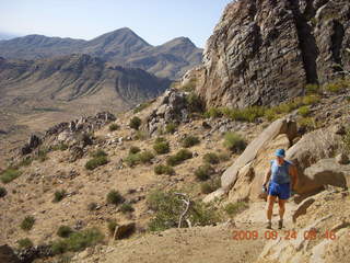 Bell Pass, Tom's Thumb hike - Adam