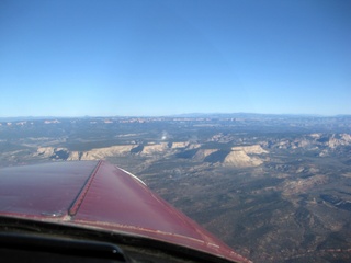 aerial - southern Utah - white cliffs