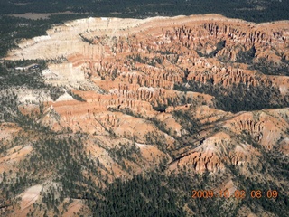 aerial - Bryce Canyon amphitheater