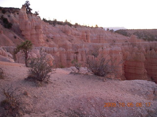 Bryce Canyon - rim from Fairyland to Sunrise - dawn