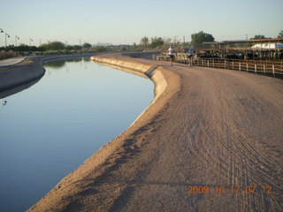 Chandler Airport (CHD) run along canal