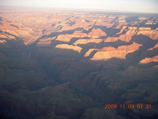 aerial - mountains near Sedona at dawn