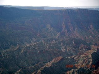 aerial - Utah back-country near Arches National Park