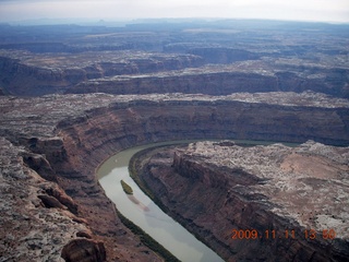 aerial - Utah back-country near Arches National Park - Colorado River