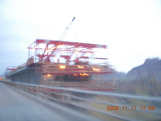 Construction on Mississippi River bridge in Minnesota